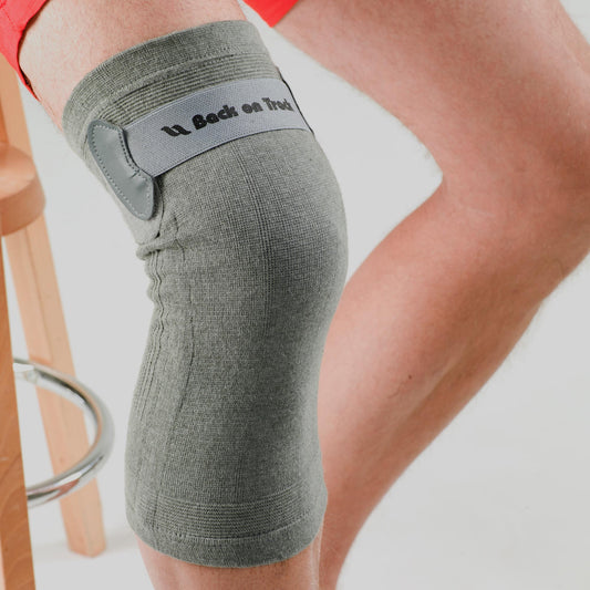 Knäskydd med Spänne, Silverline